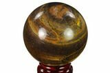 Polished Tiger's Eye Sphere #143259-1